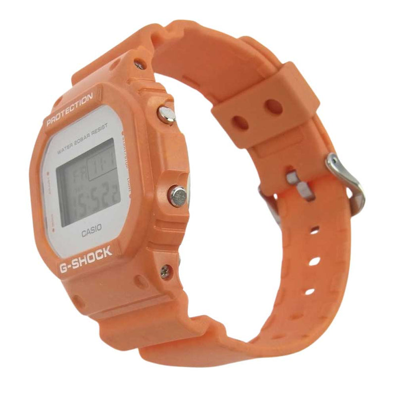 G-SHOCK ジーショック DW-5600WS-4JF 5600 SERIES デジタル ウォッチ 時計 オレンジ系【中古】