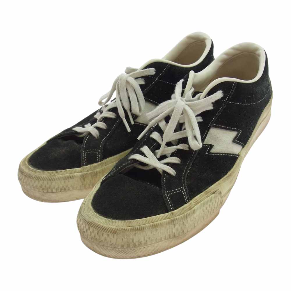 HYSTERIC GLAMOUR ヒステリックグラマー UNLIMITED アンリミテッド スエード ローカット スニーカー ブラック系 26【中古】