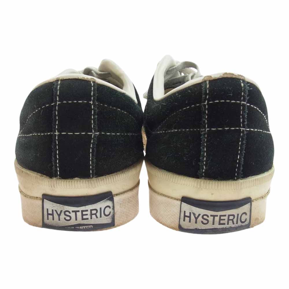HYSTERIC GLAMOUR ヒステリックグラマー UNLIMITED アンリミテッド スエード ローカット スニーカー ブラック系 26【中古】