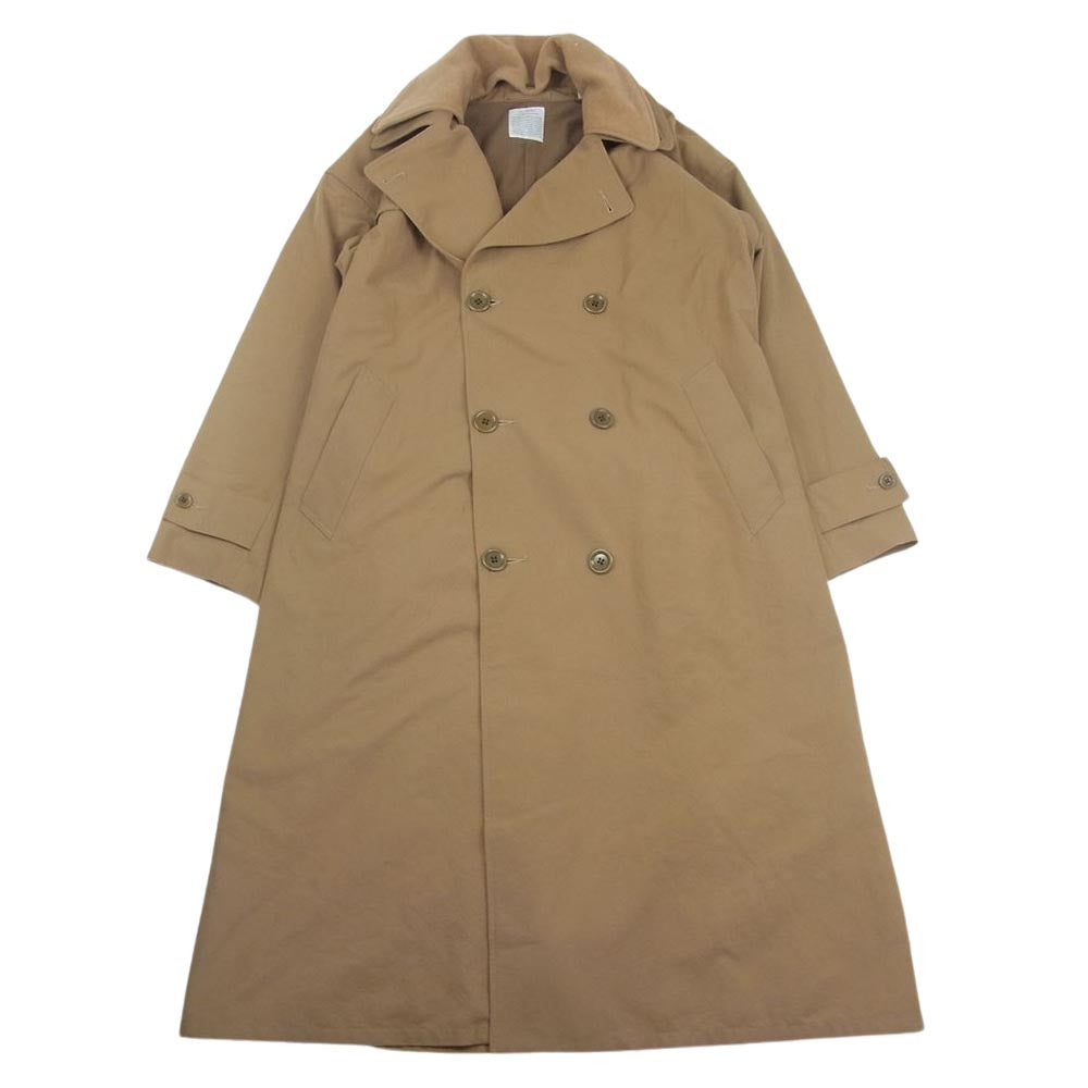 フィルザビル 101-182044 big trench coat 襟切替 ダブル ビッグ トレンチコート ベージュ系 1【中古】