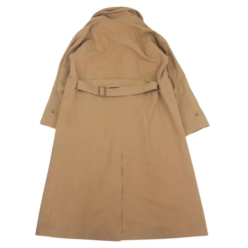 フィルザビル 101-182044 big trench coat 襟切替 ダブル ビッグ トレンチコート ベージュ系 1【中古】