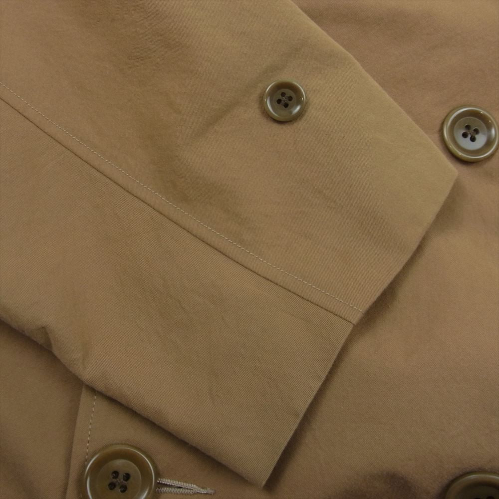 フィルザビル 101-182044 big trench coat 襟切替 ダブル ビッグ トレンチコート ベージュ系 1【中古】