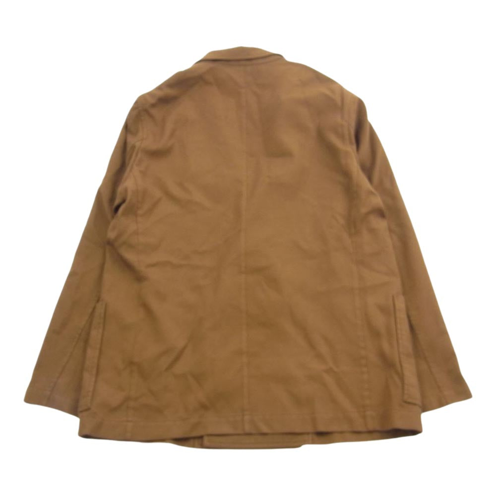 TOMORROWLAND トゥモローランド 63-07-84-07502 63-04-84-04501 セットアップ ピークドラペル ダブルブレステッド 6B テーラード ジャケット スラックス パンツ ブラウン系 46/48【中古】