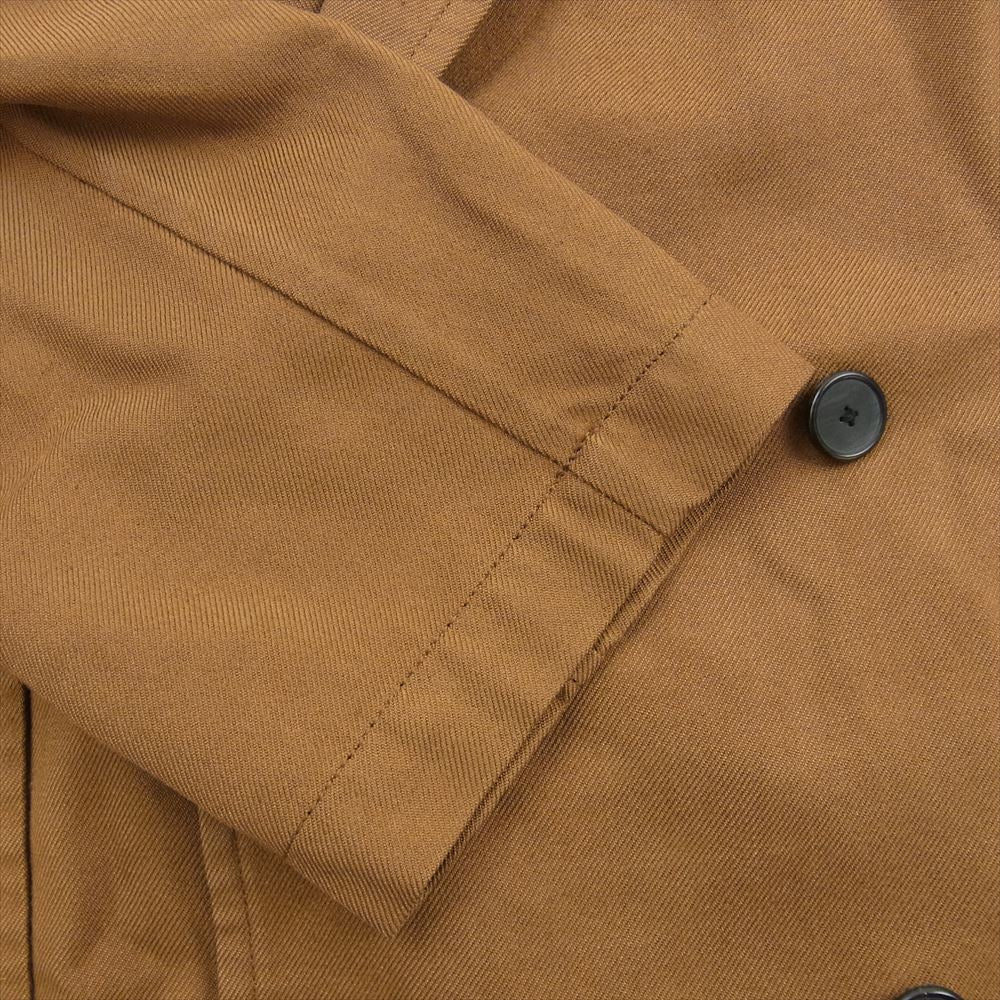 TOMORROWLAND トゥモローランド 63-07-84-07502 63-04-84-04501 セットアップ ピークドラペル ダブルブレステッド 6B テーラード ジャケット スラックス パンツ ブラウン系 46/48【中古】