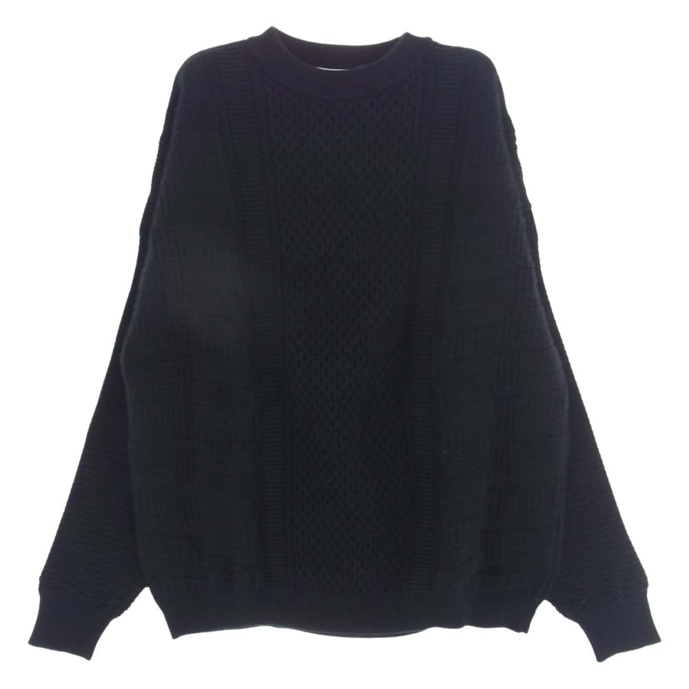 ヤシキ 19AW YSK-19-AW-KN03 ARARE KNIT あられ ニット セーター  ブラック系 2【中古】