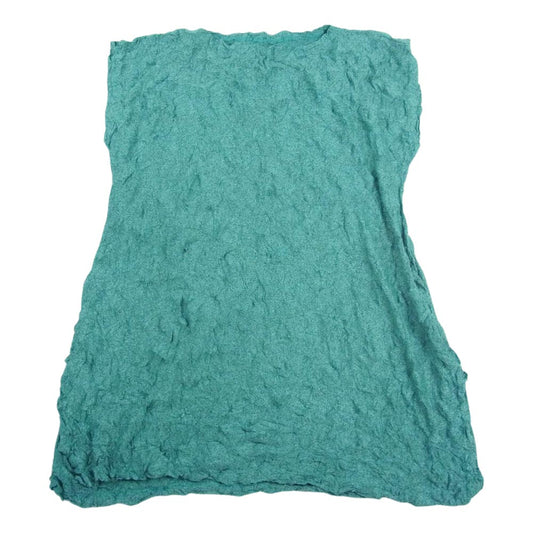 ISSEY MIYAKE イッセイミヤケ MI52JT373 me ミー シワ加工 チュニック グリーン系【中古】