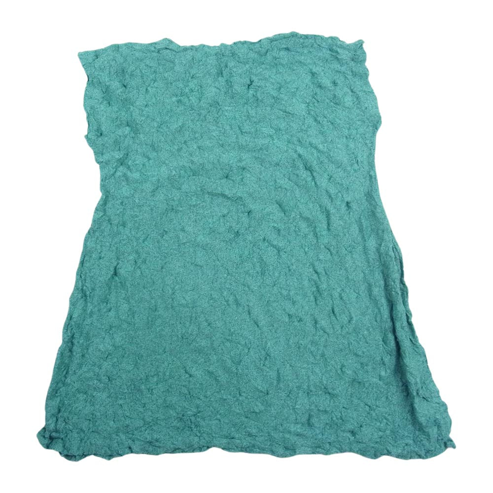 ISSEY MIYAKE イッセイミヤケ MI52JT373 me ミー シワ加工 チュニック グリーン系【中古】