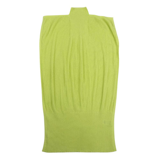 ISSEY MIYAKE イッセイミヤケ IF92KK088 FETE A-POC INSIDE プリーツ加工 メッシュ ボトルネック チュニック イエロー系 2【中古】