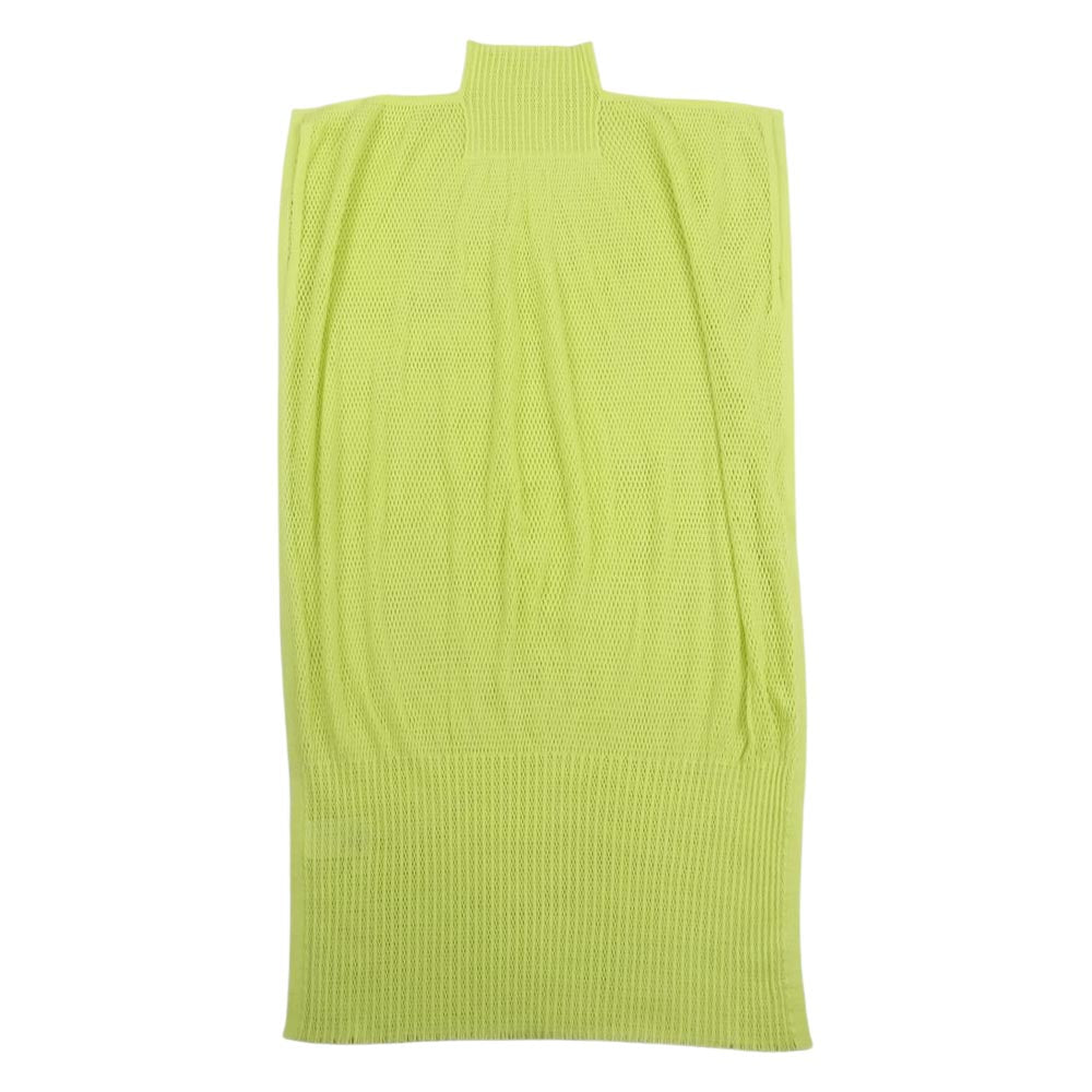 ISSEY MIYAKE イッセイミヤケ IF92KK088 FETE A-POC INSIDE プリーツ加工 メッシュ ボトルネック チュニック イエロー系 2【中古】