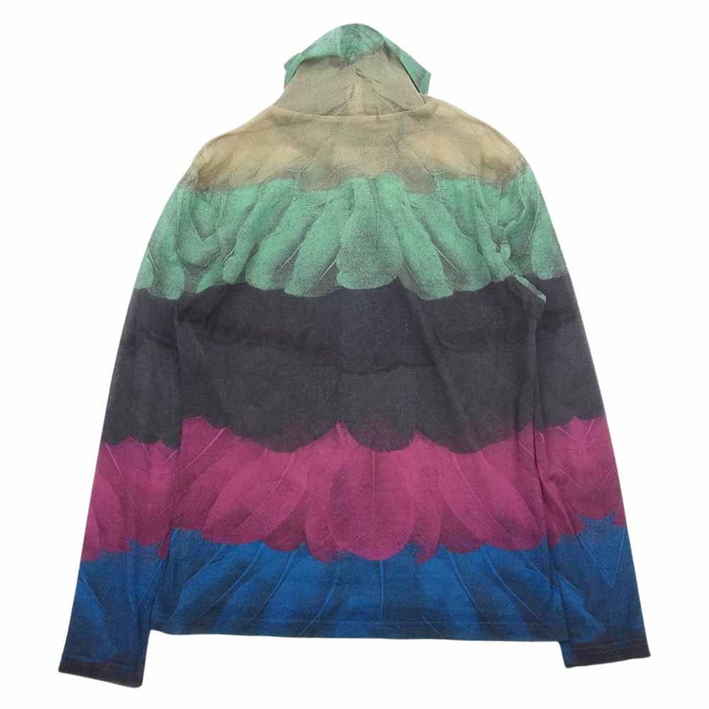 PLEATS PLEASE プリーツプリーズ イッセイミヤケ PP34-JR772 総柄 リーフ柄 マルチカラー ハイネック  長袖 Tシャツ マルチカラー系 5【中古】