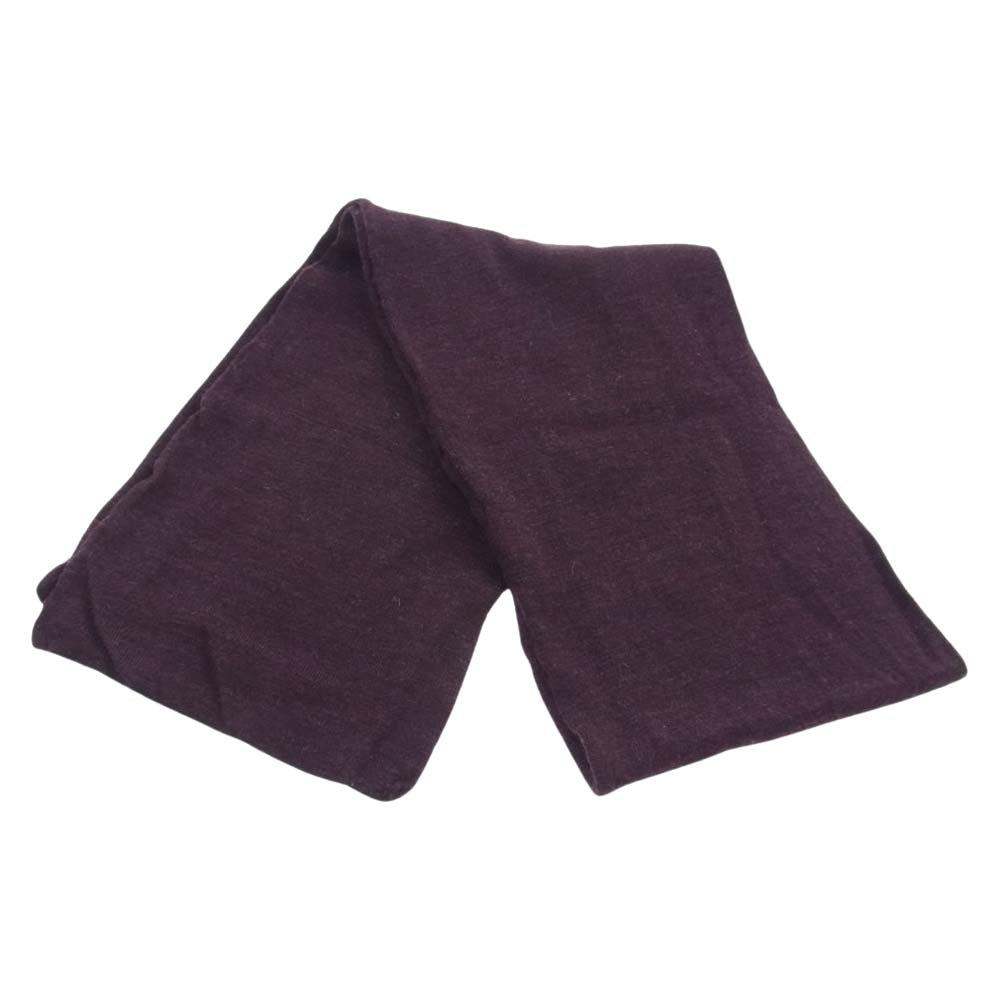 POLO RALPH LAUREN ポロ・ラルフローレン ビッグポニー プリント マフラー ワインレッド系【中古】