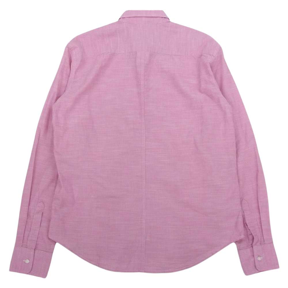 フランク＆アイリーン コットン ストライプ 長袖 シャツ ピンク系 XS【中古】