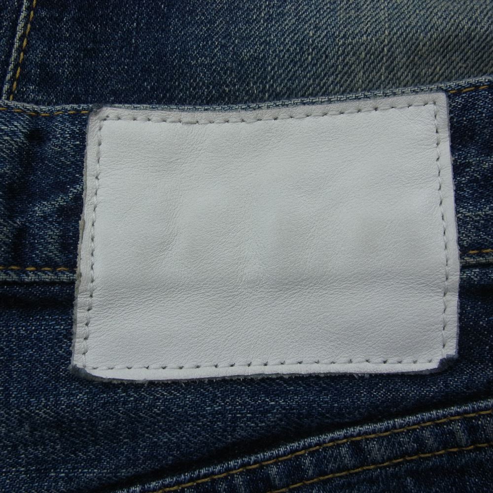 Ron Herman ロンハーマン 3220600042 Cut-off カットオフ ペンキ リペア 加工 ストレート デニム パンツ インディゴブルー系 30【中古】