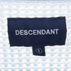 DESCENDANT ディセンダント × RON HERMAN ロンハーマン カシミヤ100％ ワッフル クルーネック ニット ブラック グレー系 1【中古】