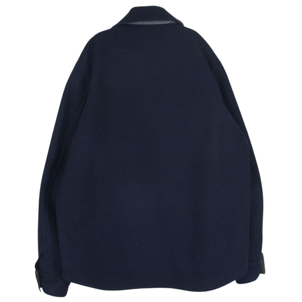 Ron Herman ロンハーマン 2820700103-1071 ジップアップ ウール ジャケット ネイビー系 S【中古】