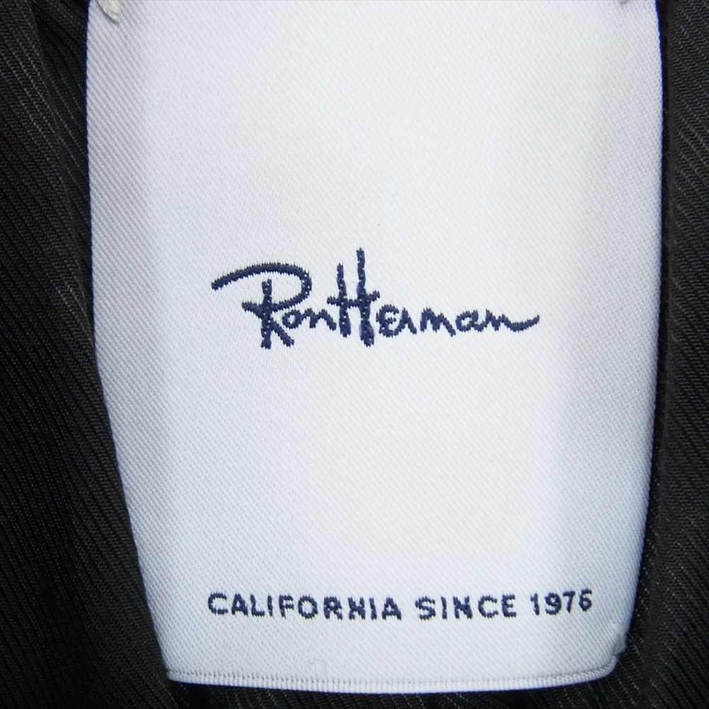 Ron Herman ロンハーマン 522040054-1071 牛革 スエード レザー ジップ ジャケット ブルゾン ブラック系 S【中古】