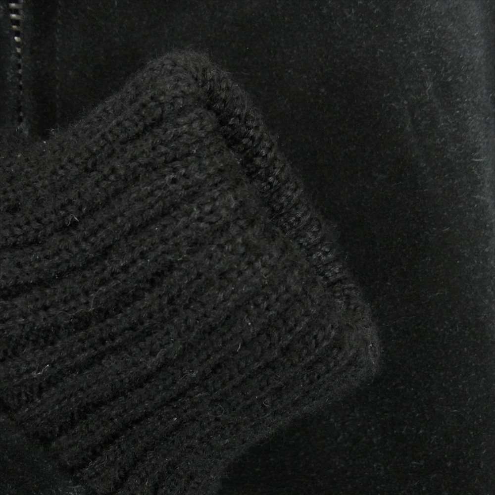 Ron Herman ロンハーマン 522040054-1071 牛革 スエード レザー ジップ ジャケット ブルゾン ブラック系 S【中古】