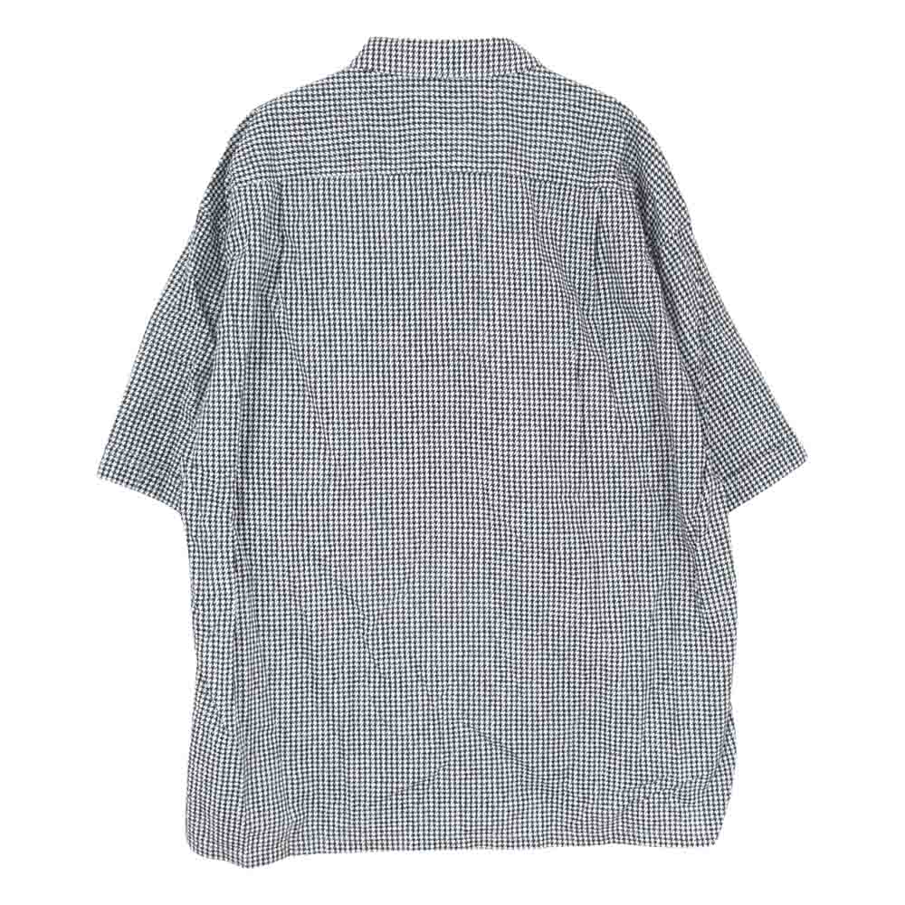 ユナイタス   リネン混 オープンカラー シャツ 半袖 ブラック系 3【中古】