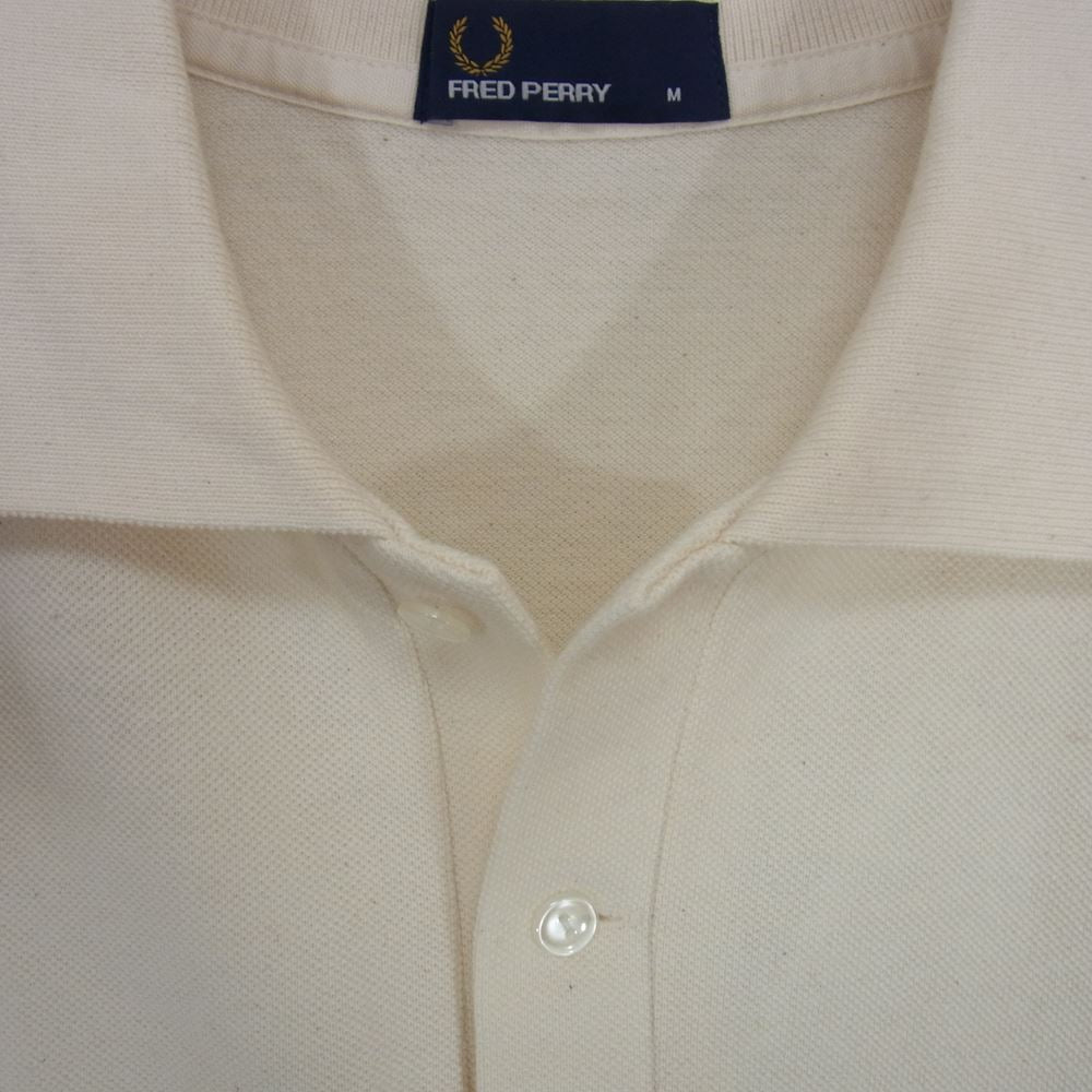 FRED PERRY フレッドペリー FZ1740 L'ECHOPPE別注 ARCHIVE POLO SHIRT ポロシャツ オフホワイト系 92ー100【中古】