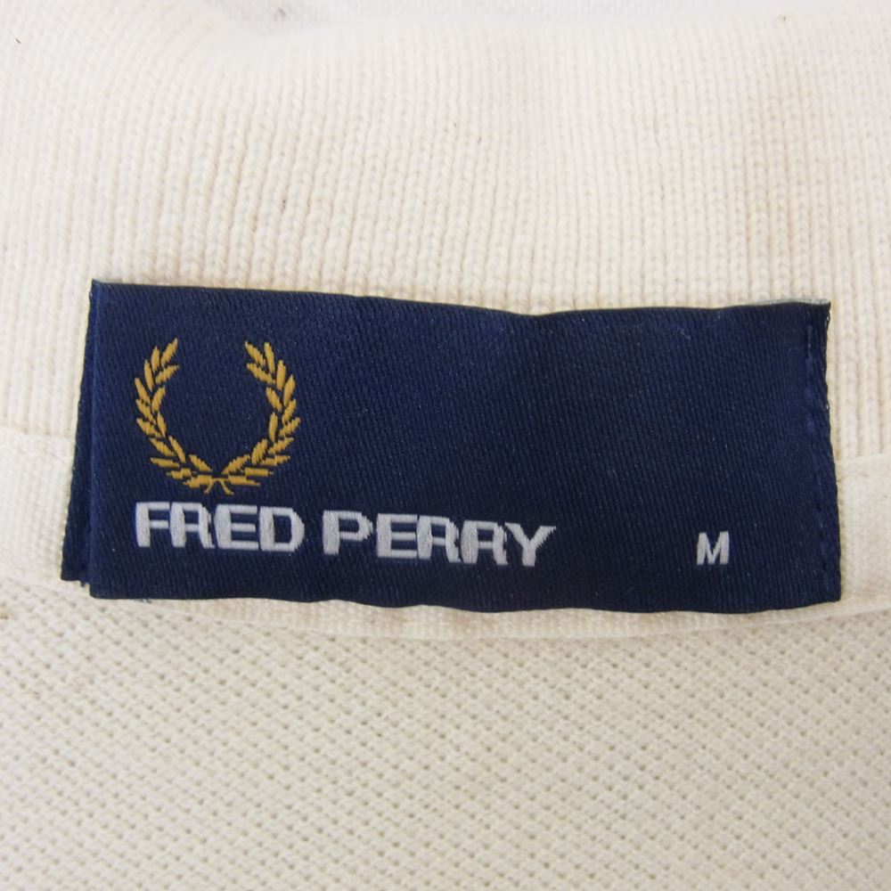 FRED PERRY フレッドペリー FZ1740 L'ECHOPPE別注 ARCHIVE POLO SHIRT ポロシャツ オフホワイト系 92ー100【中古】