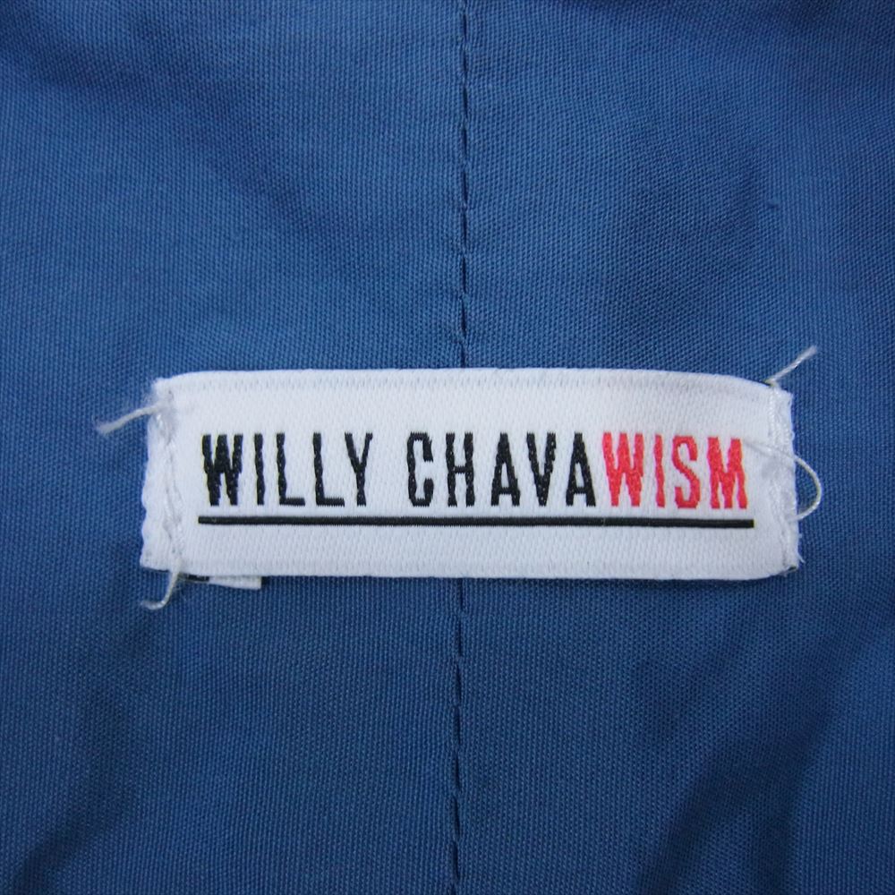 ウィリーキャバリエ  ボタンダウン 長袖 シャツ ブルー系 S【中古】