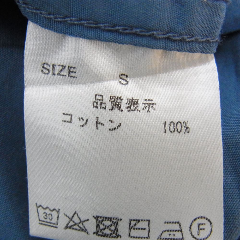 ウィリーキャバリエ  ボタンダウン 長袖 シャツ ブルー系 S【中古】