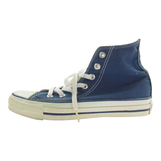 CONVERSE コンバース 90s USA製 ALL STAR HI オールスター ハイカット キャンバス スニーカー ネイビー インディゴブルー系 US 4 1/2【中古】