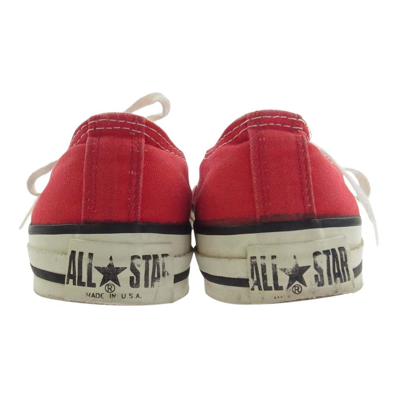 CONVERSE コンバース 90s USA製 ALL STAR オールスター ローカット スニーカー レッド レッド系 US 4 1/2【中古】