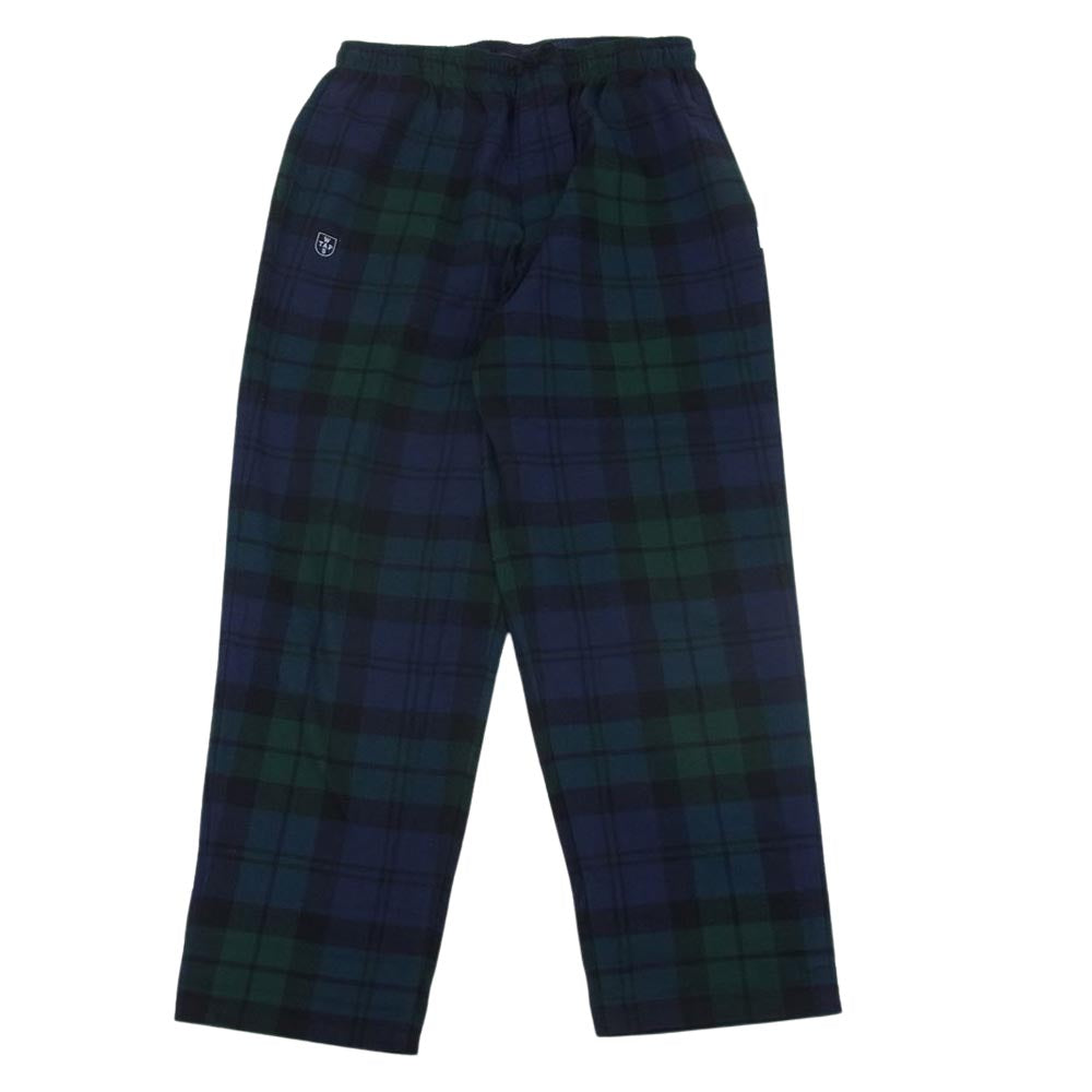 WTAPS ダブルタップス 22AW 222TQDT-PTM02 SEAGULL TROUSERS FLANNEL シーガル トラウザーズ フランネル チェック パンツ グリーン系 02【中古】