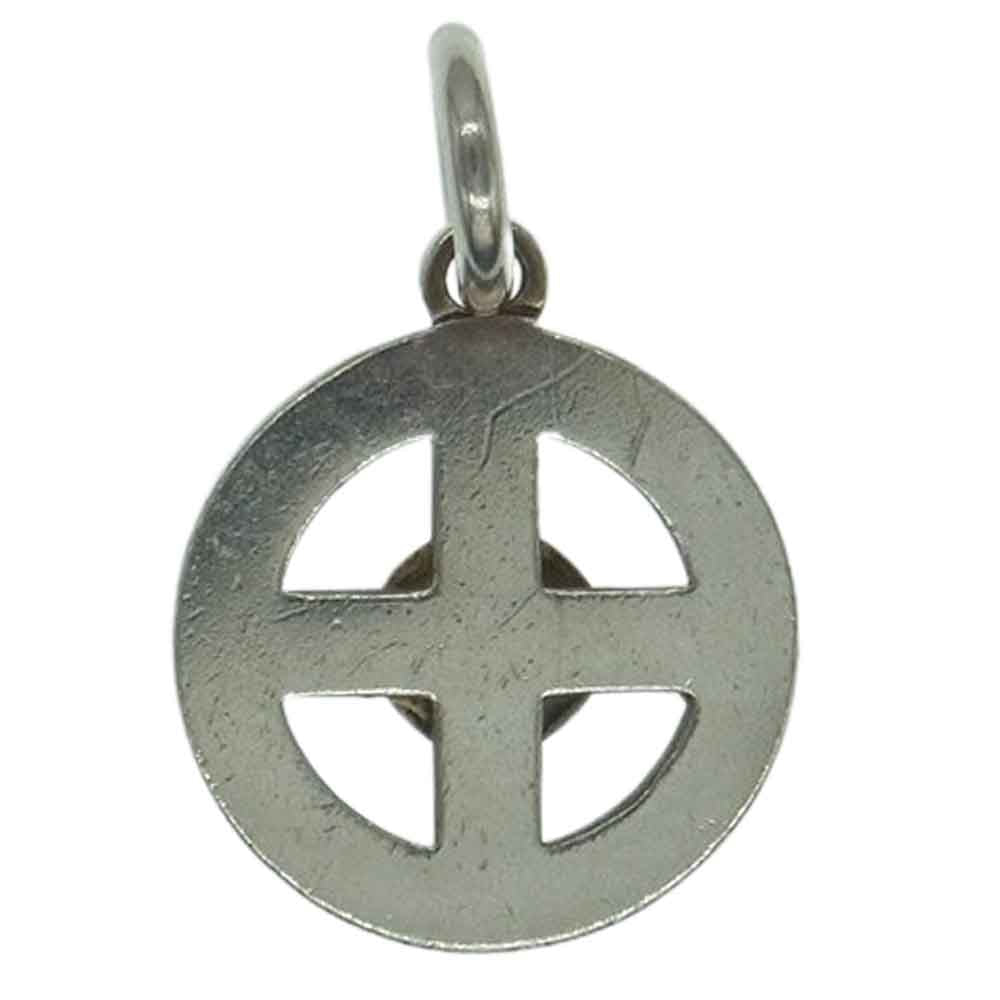 WINGROCK ウィングロック K18 金メタル ルビー メディスンホイール ペンダントトップ シルバー系【中古】