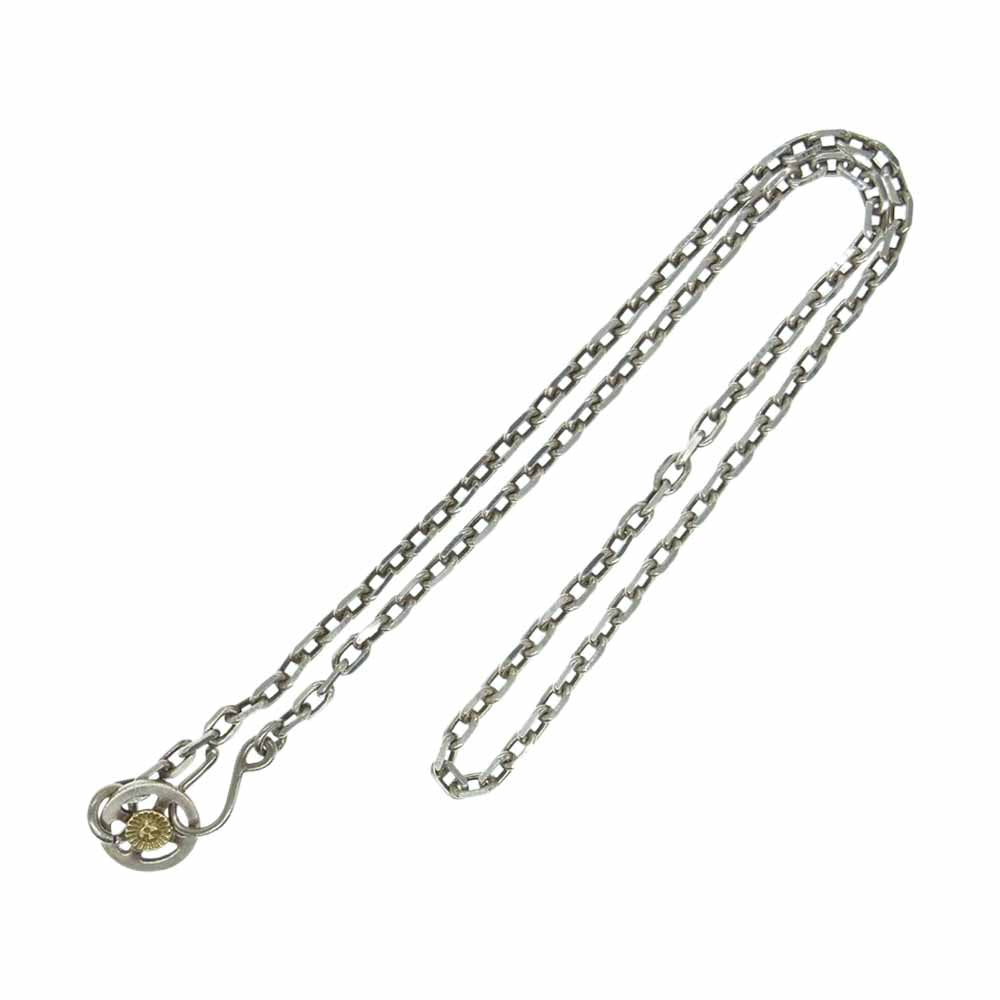 WINGROCK ウィングロック 金メタル メディスンホイール フック チェーン ネックレス シルバー系【中古】