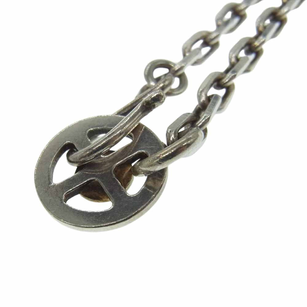 WINGROCK ウィングロック 金メタル メディスンホイール フック チェーン ネックレス シルバー系【中古】