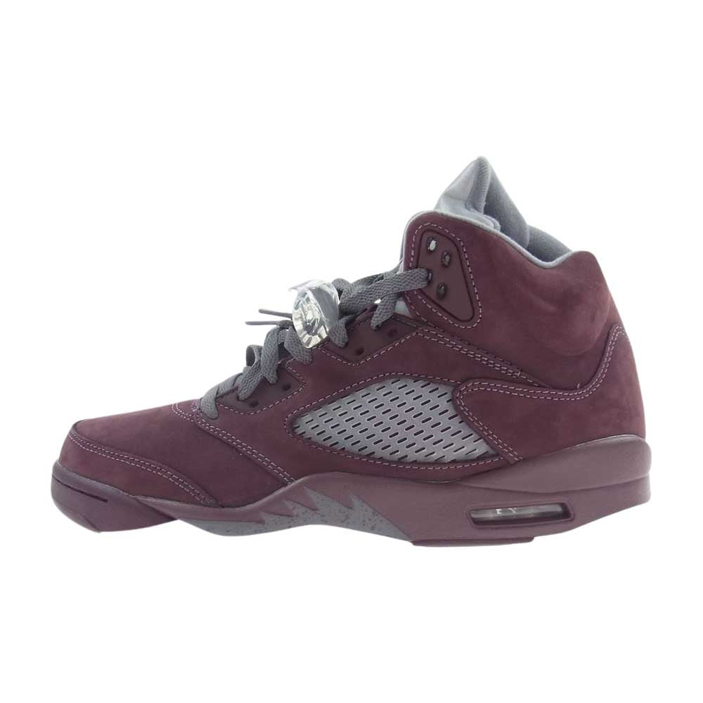 NIKE AIR JORDAN ナイキ ジョーダン DZ4131-600 Air Jordan 5 Retro SE Burgundy エアジョーダン バーガンディ ハイカット スニーカー ワインレッド系 28cm【新古品】【未使用】【中古】