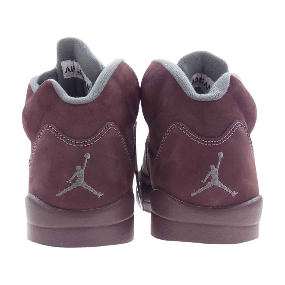 NIKE AIR JORDAN ナイキ ジョーダン DZ4131-600 Air Jordan 5 Retro SE Burgundy エアジョーダン バーガンディ ハイカット スニーカー ワインレッド系 28cm【新古品】【未使用】【中古】