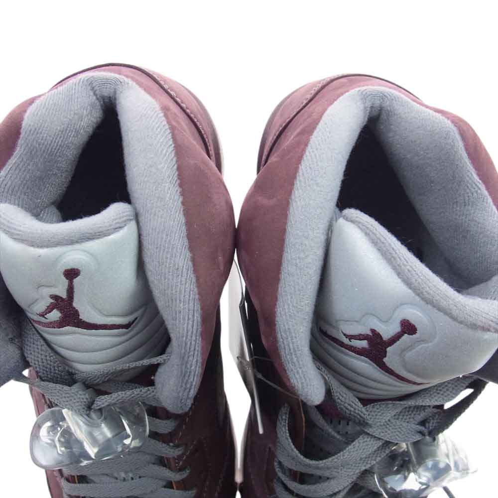 NIKE AIR JORDAN ナイキ ジョーダン DZ4131-600 Air Jordan 5 Retro SE Burgundy エアジョーダン バーガンディ ハイカット スニーカー ワインレッド系 28cm【新古品】【未使用】【中古】