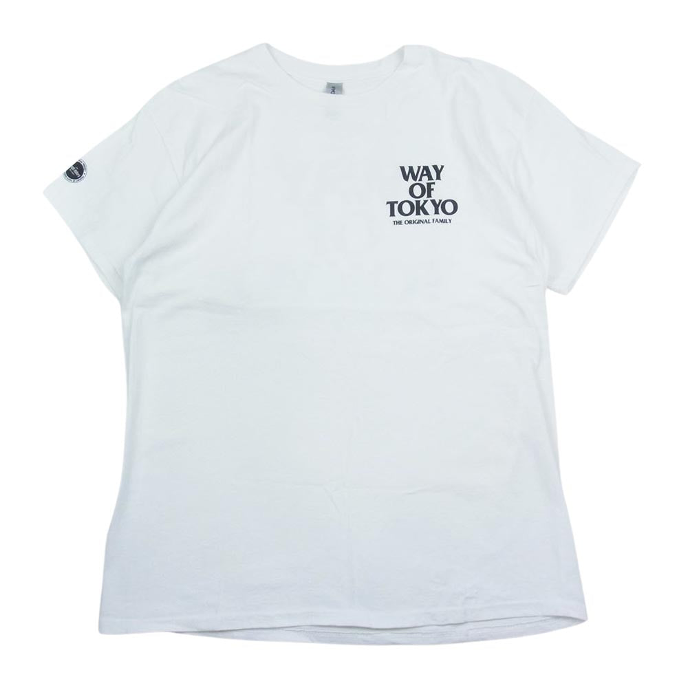 ギルダン WAY OF TOKYO ロゴ 半袖 Tシャツ ホワイト系 L【中古】