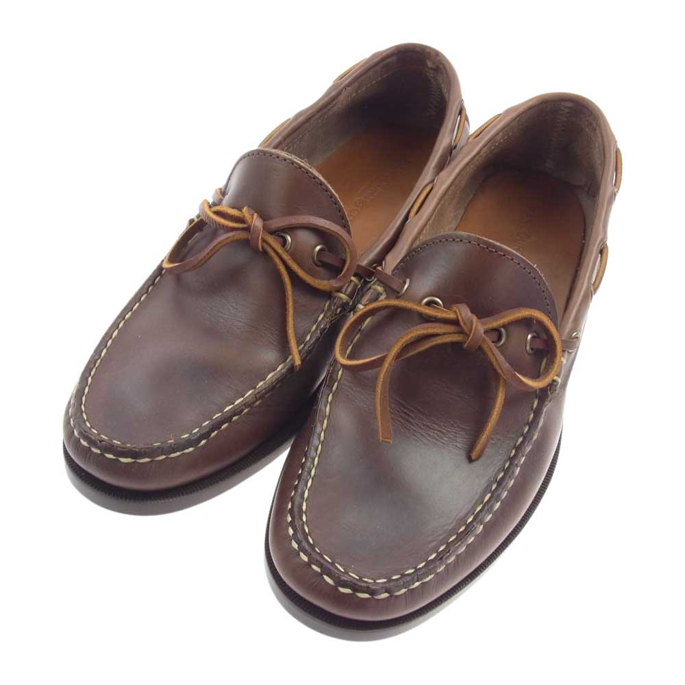 ランコート A188417 PINCH PENNY LOAFERS ハーフムーン ペニー ローファー モカシン シューズ ブラウン系 9.5D【中古】