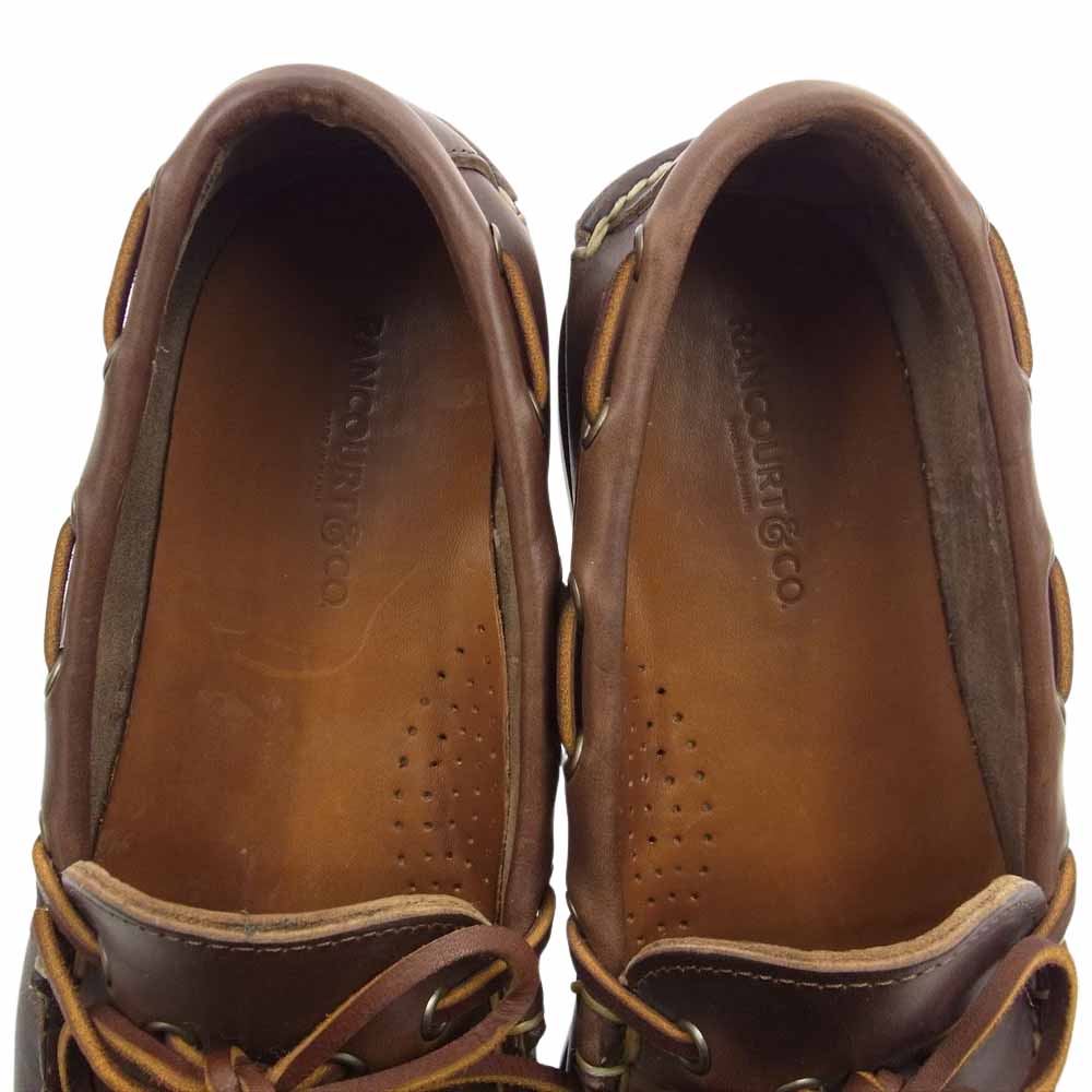 ランコート A188417 PINCH PENNY LOAFERS ハーフムーン ペニー ローファー モカシン シューズ ブラウン系 9.5D【中古】