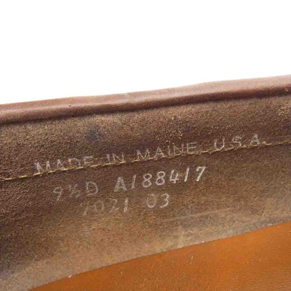ランコート A188417 PINCH PENNY LOAFERS ハーフムーン ペニー ローファー モカシン シューズ ブラウン系 9.5D【中古】