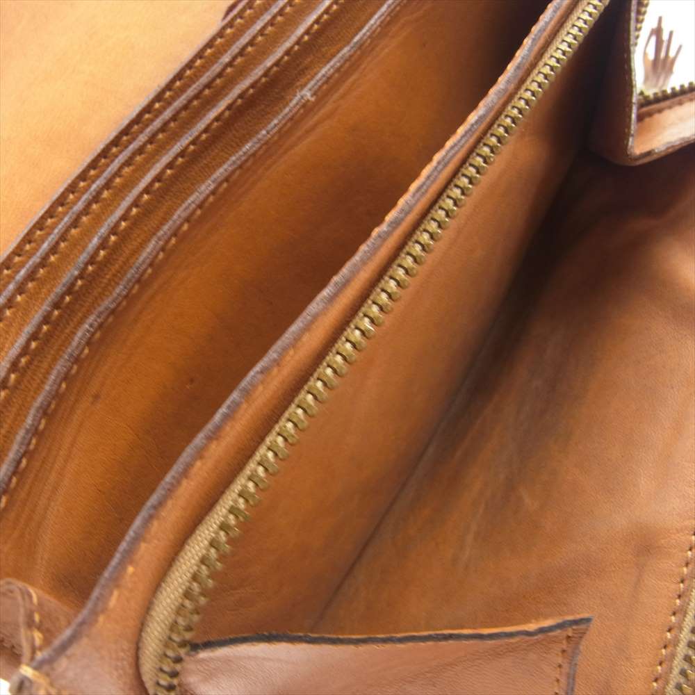Felisi フェリージ レザー ロングウォレット 長財布 ブラウン系【中古】