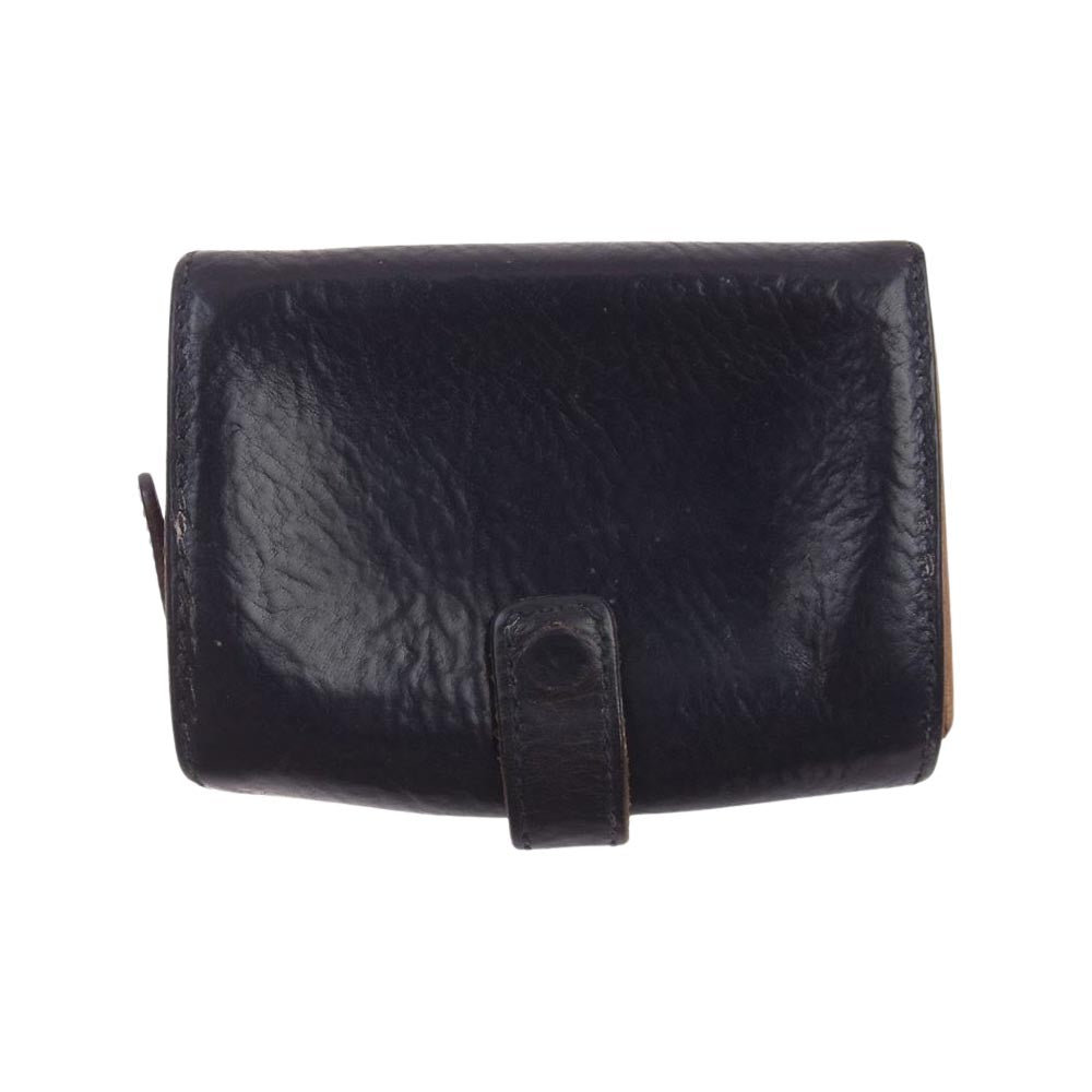 Felisi フェリージ コロコロ財布 レザー コンパクトウォレット 財布 ブラック系【中古】