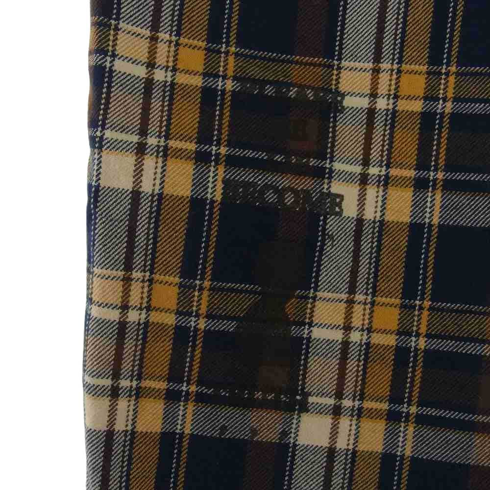 スリーフェイス チェック ネル テーパード イージー パンツ マルチカラー系 M【中古】