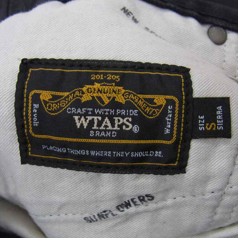 WTAPS ダブルタップス 12SS 121GWDT-PTM04 BLUES COLORWAY コットン デニム パンツ ブラック系 S【中古】