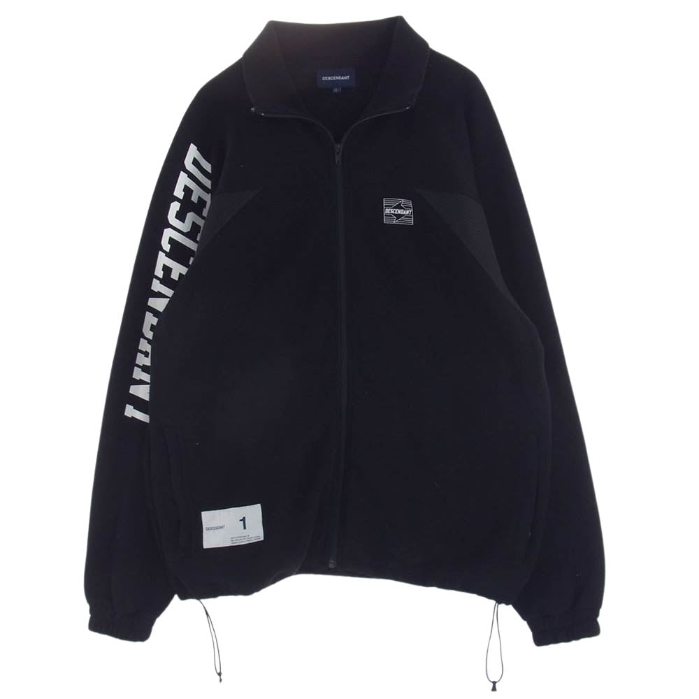 DESCENDANT ディセンダント 192ATDS-CSM33 TERRACE ZIP UP JERSEY LS テラス ジップ アップ ジャージ トラック ジャケット ブラック系 1【中古】