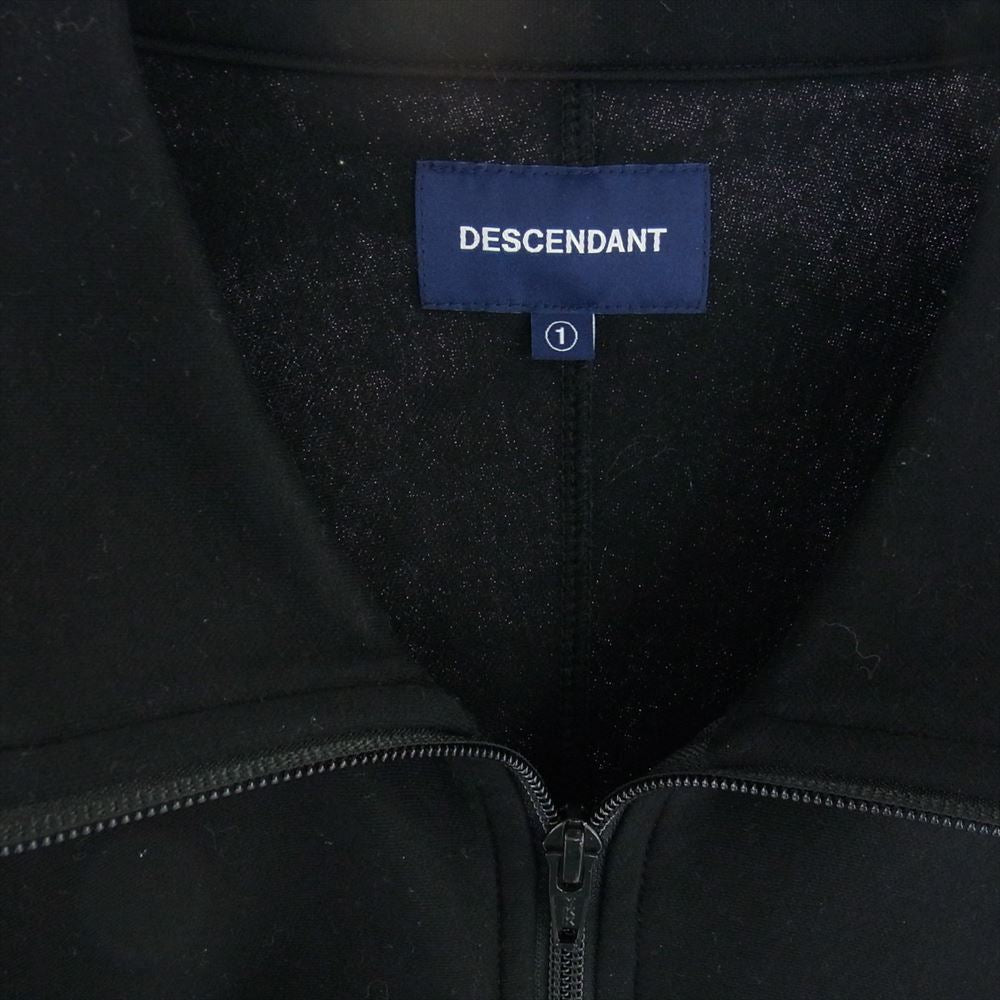 DESCENDANT ディセンダント 192ATDS-CSM33 TERRACE ZIP UP JERSEY LS テラス ジップ アップ ジャージ トラック ジャケット ブラック系 1【中古】