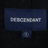 DESCENDANT ディセンダント 192ATDS-CSM33 TERRACE ZIP UP JERSEY LS テラス ジップ アップ ジャージ トラック ジャケット ブラック系 1【中古】