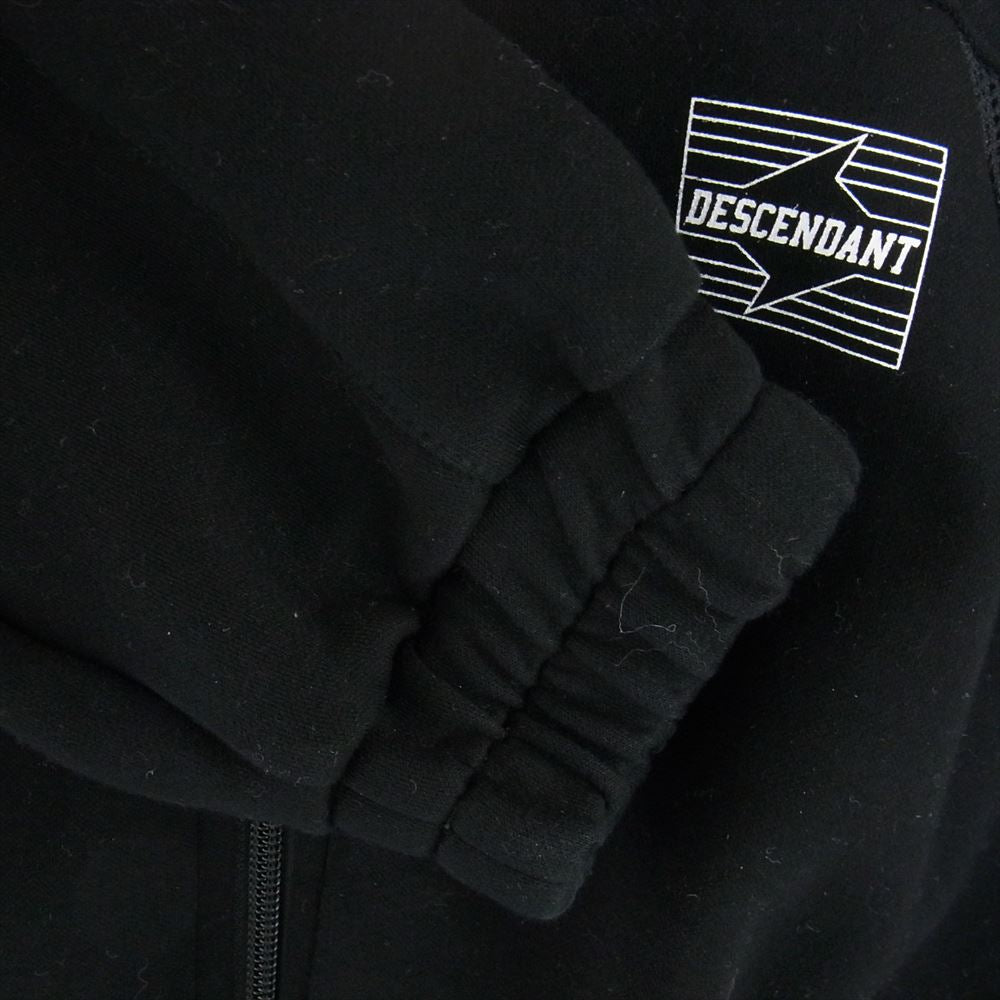 DESCENDANT ディセンダント 192ATDS-CSM33 TERRACE ZIP UP JERSEY LS テラス ジップ アップ ジャージ トラック ジャケット ブラック系 1【中古】
