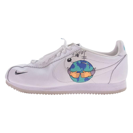 NIKE ナイキ CI5548-100 EARTH DAY COLLECTION CORTEZ アース デイ コレクション コルテッツ フライレザー ローカット スニーカー ホワイト系 27.5cm【中古】