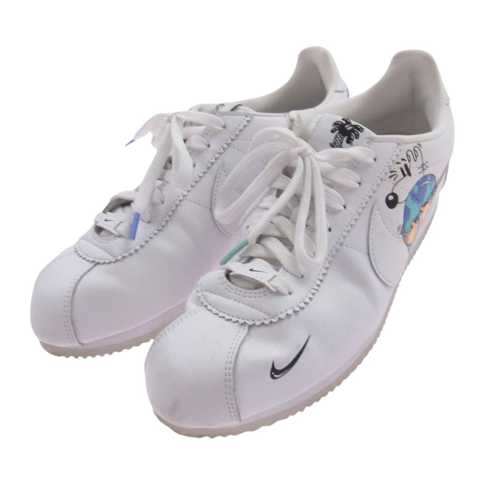NIKE ナイキ CI5548-100 EARTH DAY COLLECTION CORTEZ アース デイ コレクション コルテッツ フライレザー ローカット スニーカー ホワイト系 27.5cm【中古】