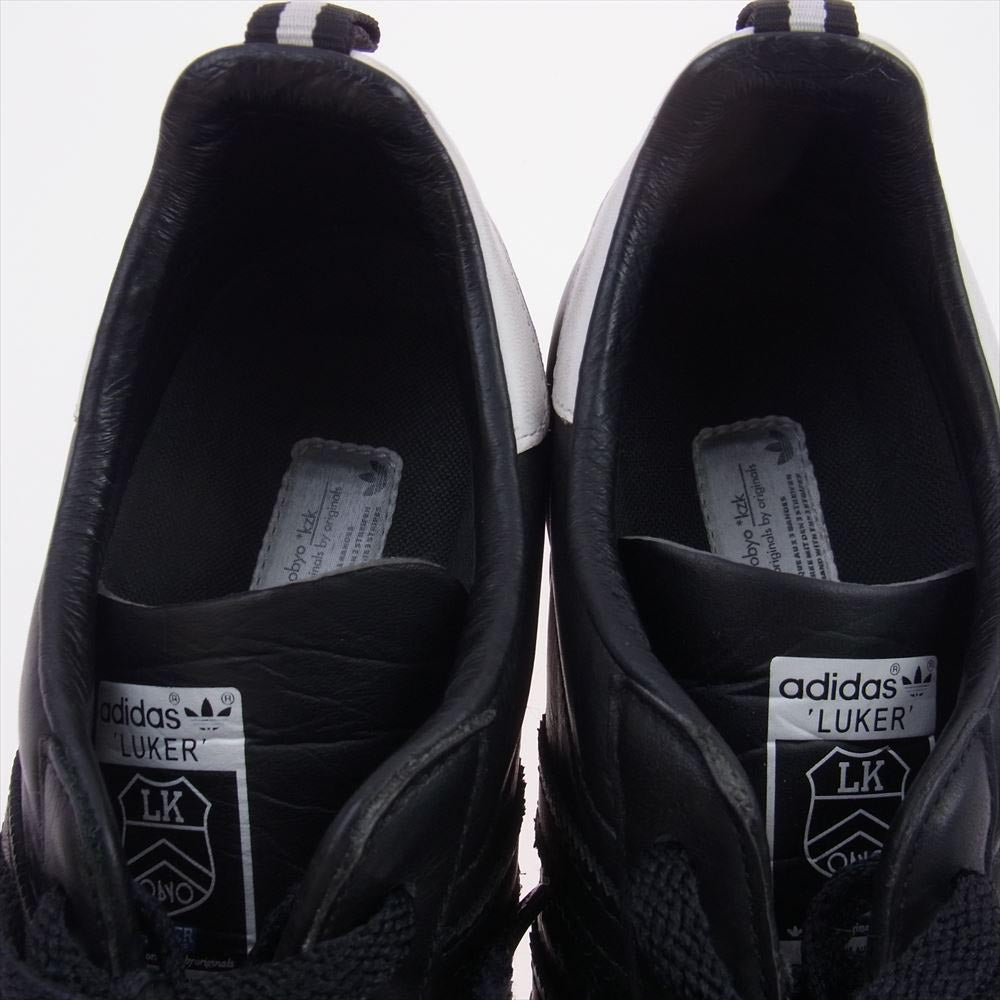 adidas アディダス G17201 Superstar 80s Luker Neighborhood ルーカー バイ ネイバーフッド スーパースター ローカット スニーカー ブラック系 27.5cm【中古】